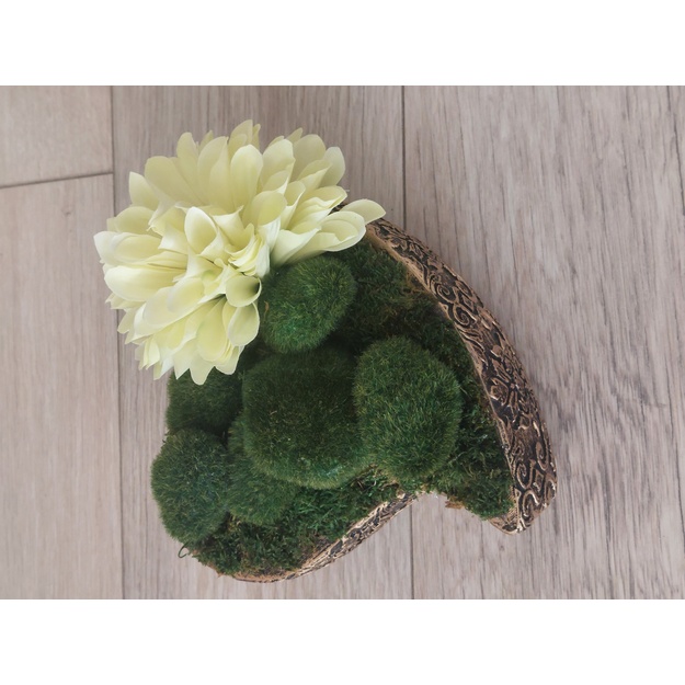 Mini širdelė – Kreminis jurginas