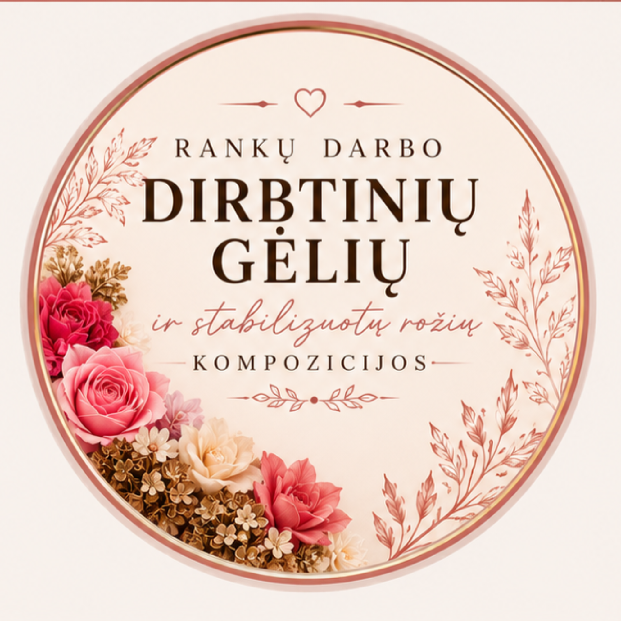 Dirbtinių gėlių ir orchidėjų kompozicijos